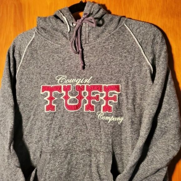 Cowgirl Tuff Sweaters - Cowgirl Tuff Pullover Size M- Though Size Label gone underarm to underam…